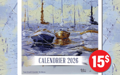 Nouveau calendrier 2026 en vente! (à venir)